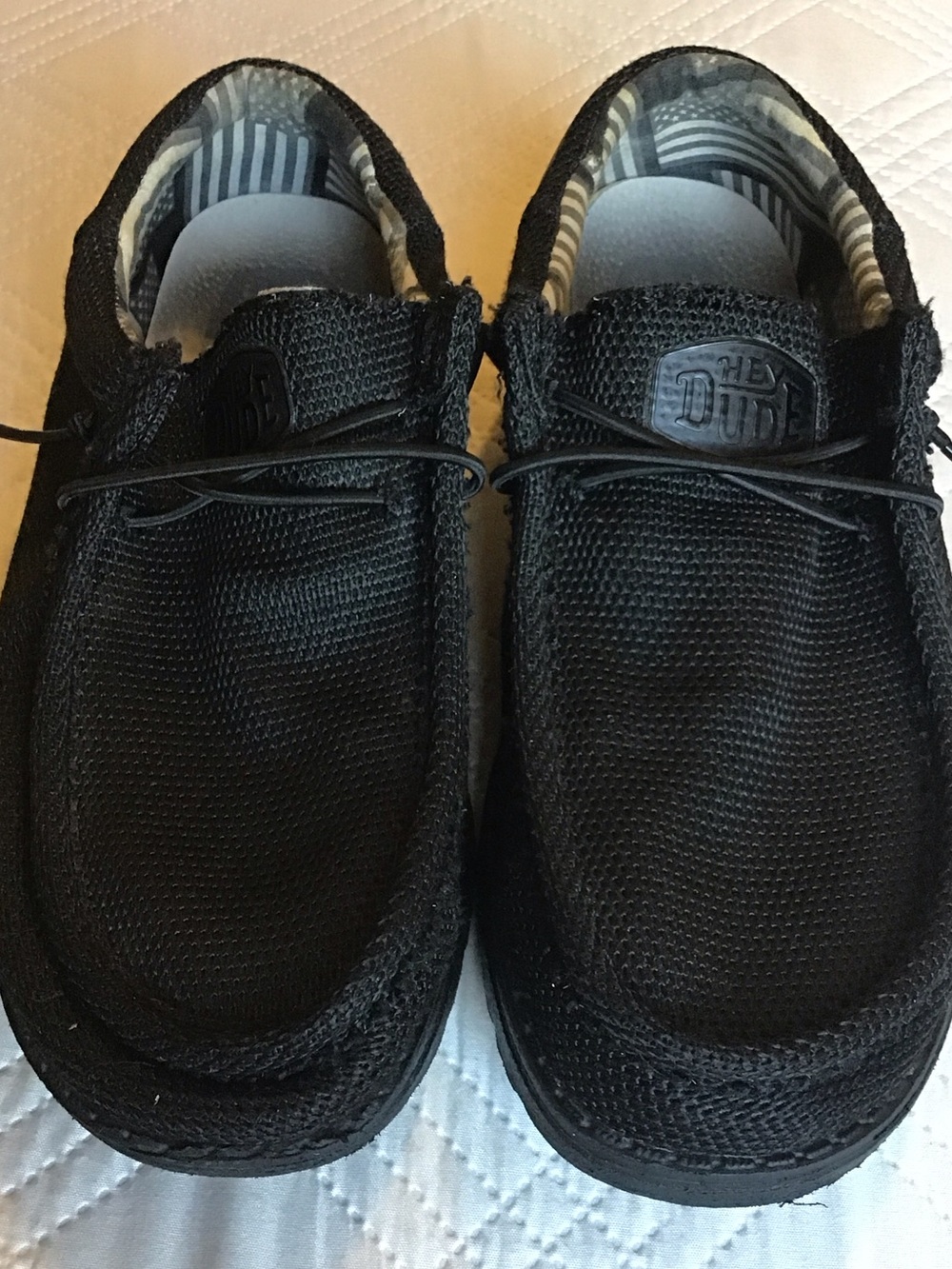 Hey Dude Black Men's Casual Slip-On Loafers